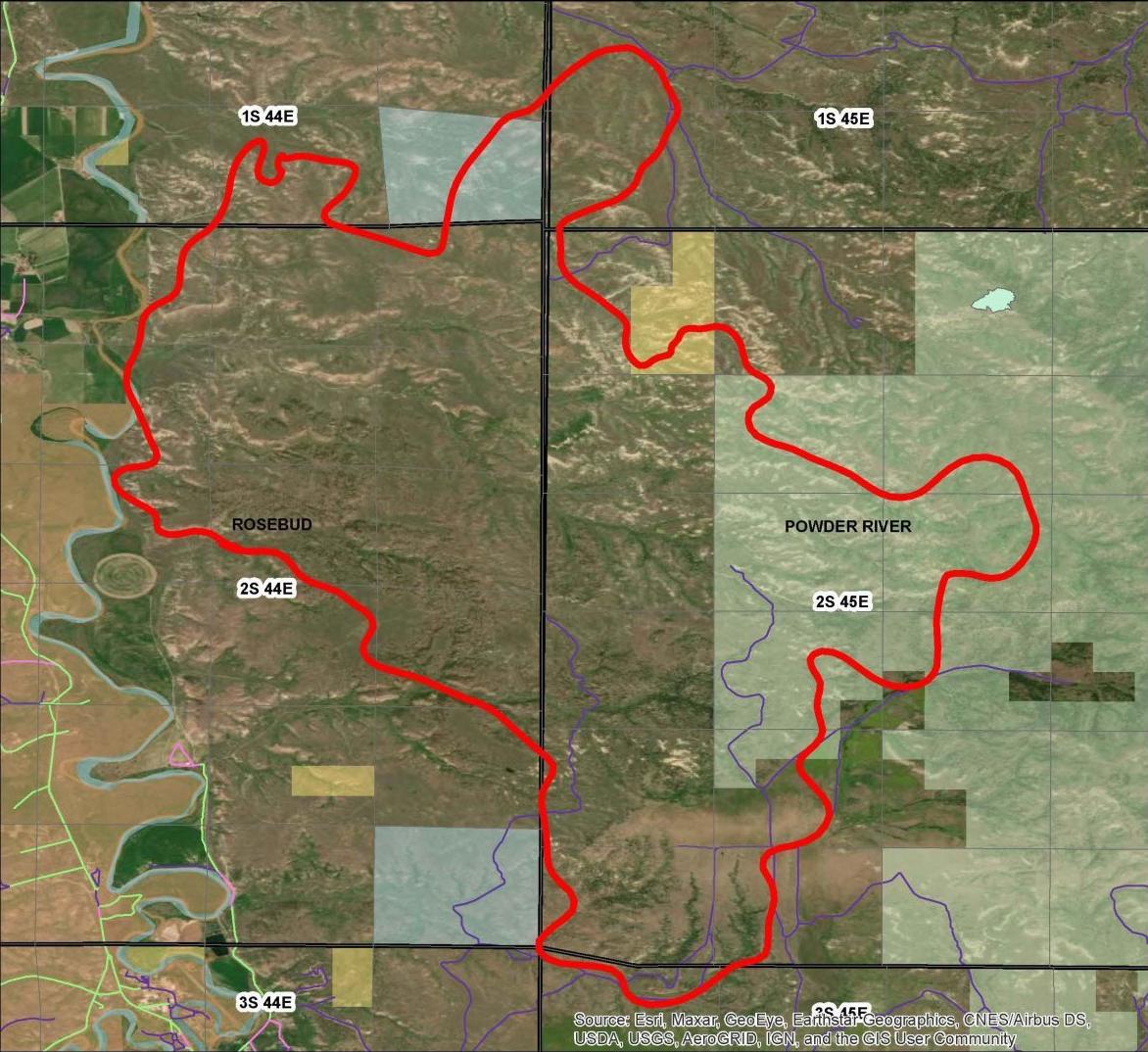 Rice Fire Map
